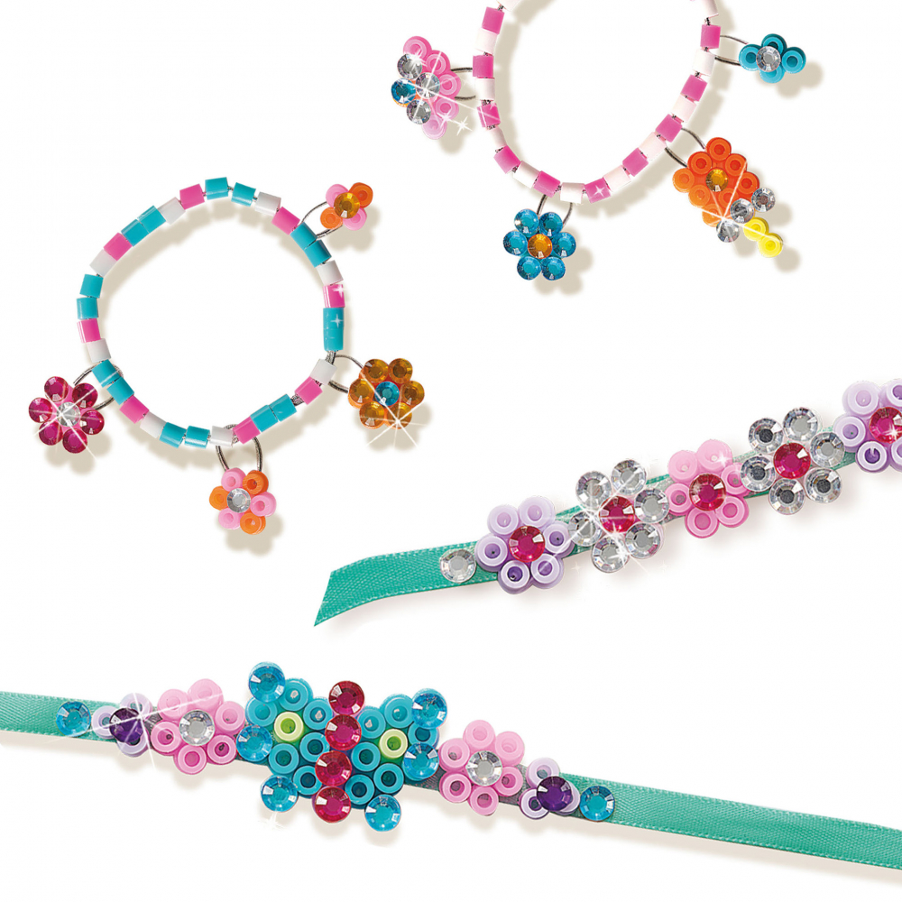 Set 1200 Margele de calcat cu accesorii incluse,tematica Bijuterii cu diamant,+ 5 ani [4]