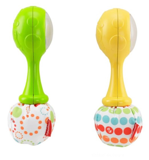 Set 2 Jucării Zărnăitoare și de Dentitie pentru Bebeluși - Fisher Price [2]