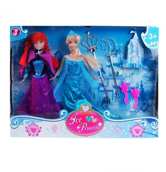 Set 2  papusi Frozen cu accesorii incluse [2]