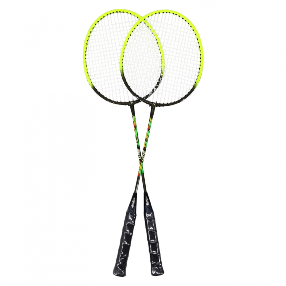 Set 2 rachete badminton cu husa inclusa,verde,66x20 cm [2]