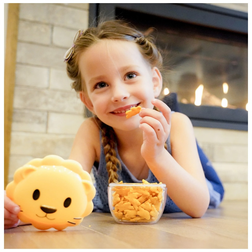 Set 2 recipiente pentru pastrare hrana bebelusi,model rechin-leu [8]