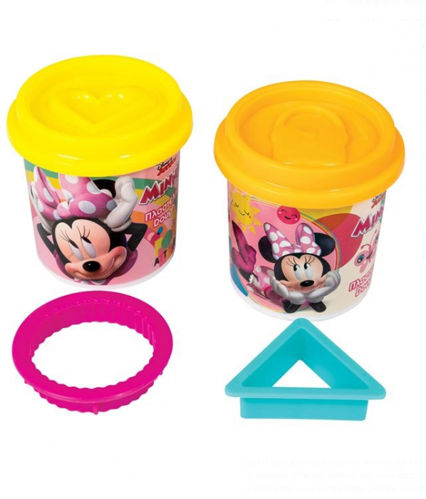 Set 2 recipiente plastilina cu 2 matrite incluse [6]