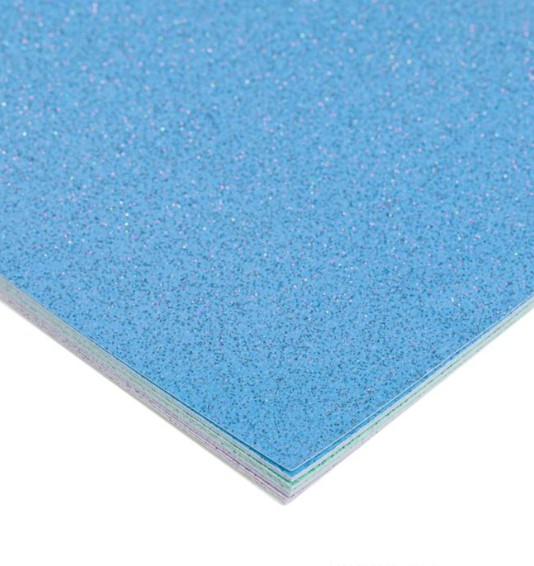 Set 24 coli in culori pastelate glitter pentru activitati crafts [2]