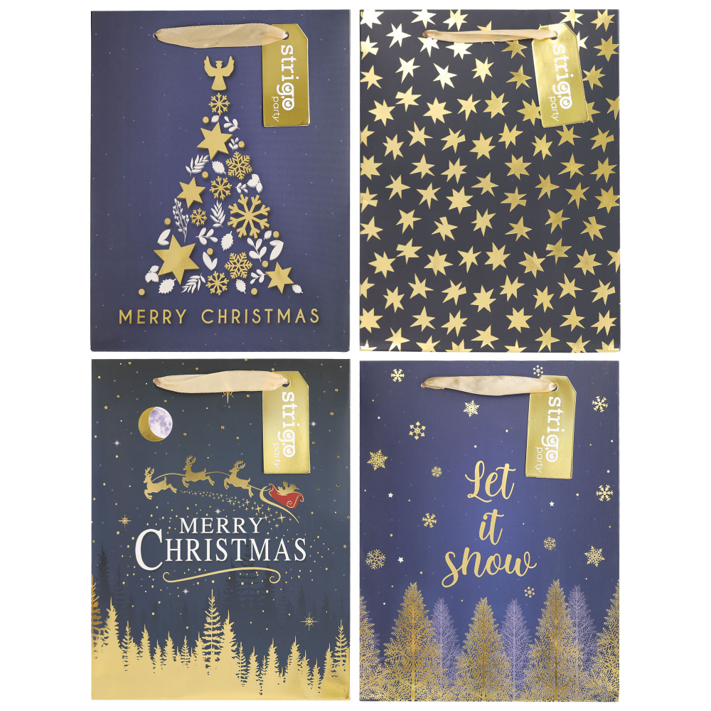 Set 4 Pungi Hârtie 18×23(h)×10 cm, 210 gsm [1]