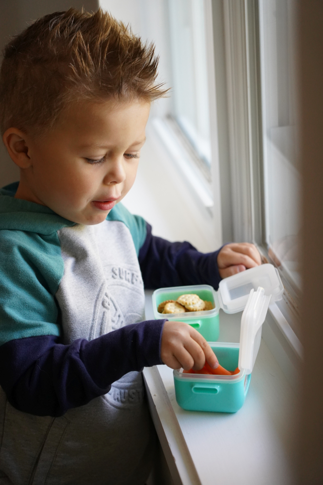 SET 4 RECIPIENTE SILICON SNAP&GO CUBES, MELII, 4*118 ML [6]