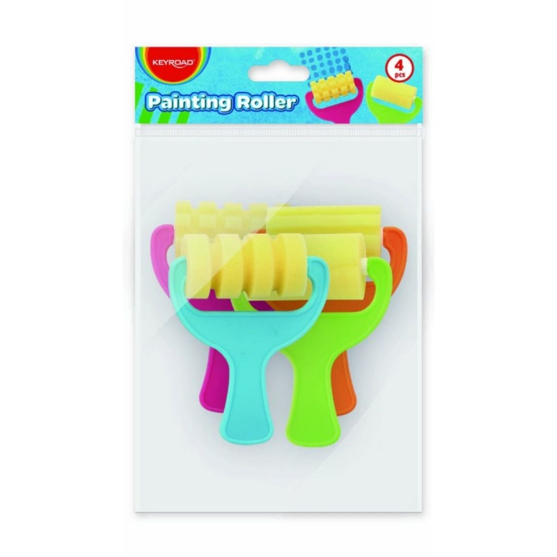Set 4 trafaleti burete Keyroad Baby Line cu maner PVC [2]