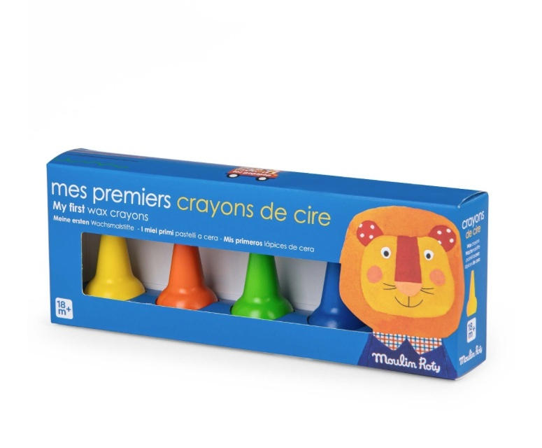 Set 5 creioane cerate, Moulin Roty