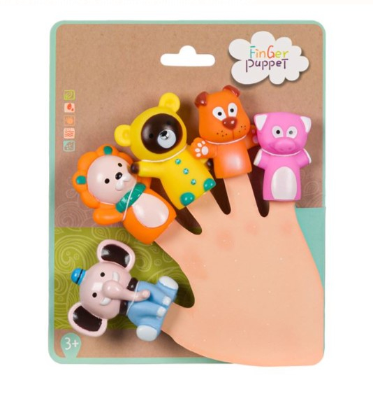 Set 5 Marionete pentru Mână - Animale Sălbatice [3]
