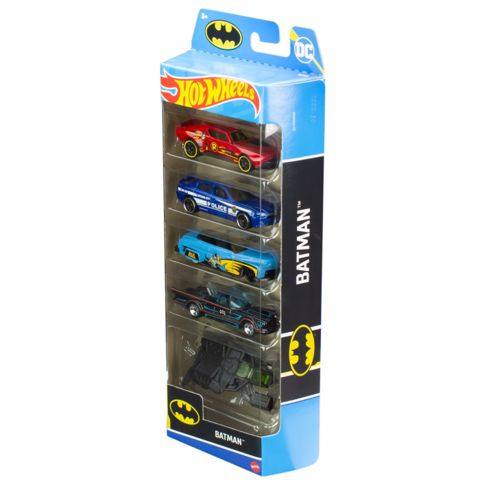 Set 5 Mașini Hot Wheels Batman  [2]