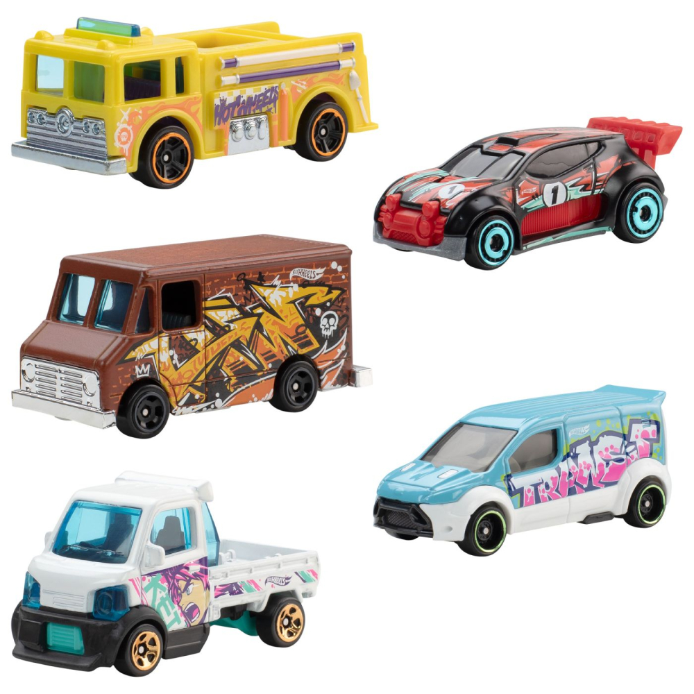SET 5 MASINI HOT WHEELS METRO SKETCH [3]