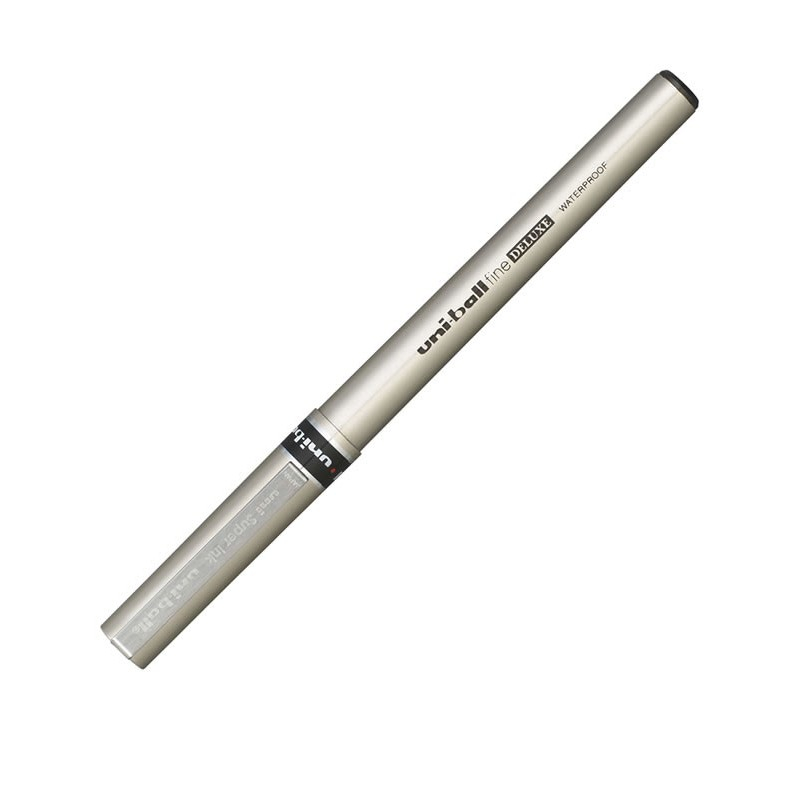 Set 5 rollere Uni-ball DeLuxe UB-177, 0.7 mm, corp auriu, culori mixte [3]
