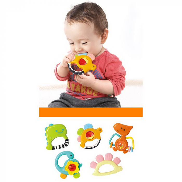 Set 5 Zornăitori Dinozauri Multicolori [3]