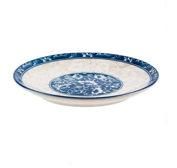 Set 6 farfurii albastre pentru servire din portelan [3]