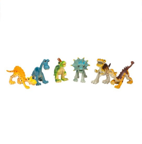 Oem Set 6 figurine dinozauri jucausi