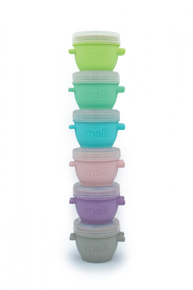 SET 6 RECIPIENTE SILICON SNAP&GO, MELII, 59 ML [2]