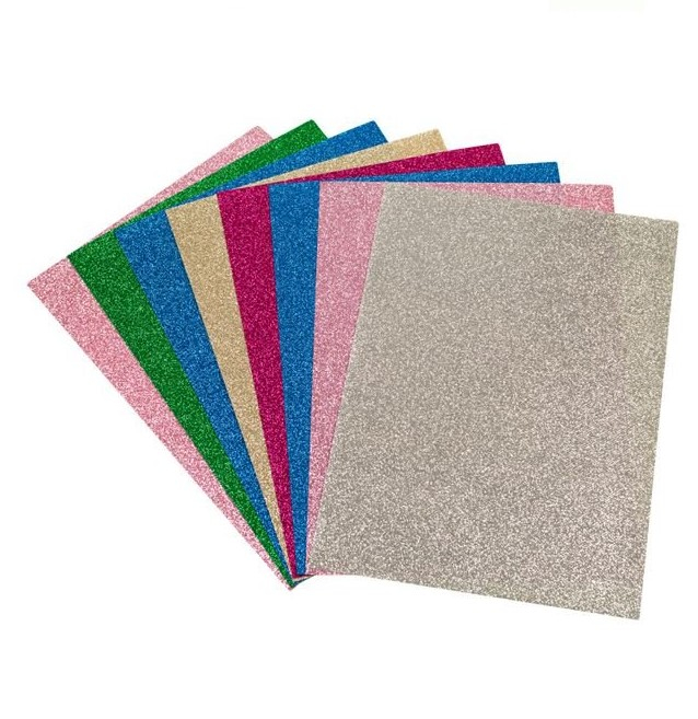 Set 8 foi glitter artizanale pentru activitati crafts [2]