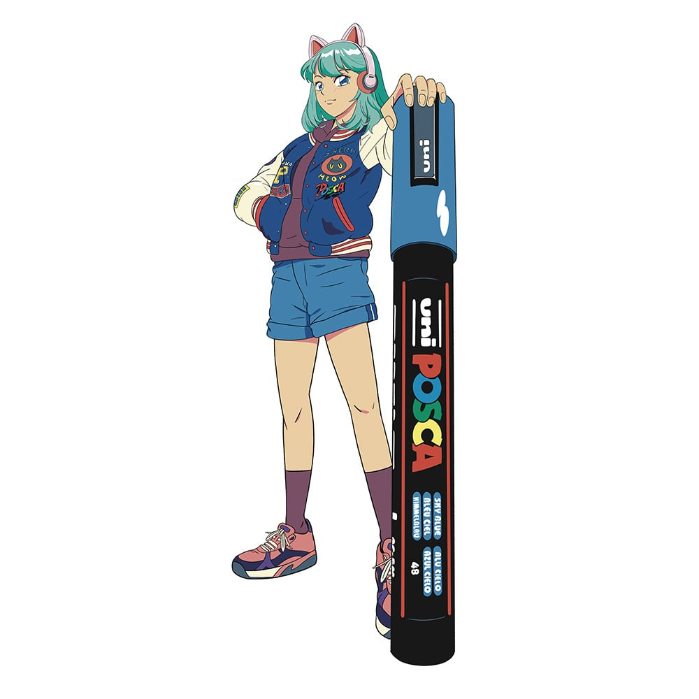 Set 8 markere Posca PC-5M Mango Hero-Editie Limitata [4]