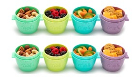 Set 8 recipiente din silicon Snap&Go pentru bebelusi Melii,multicolor,118 ml [8]