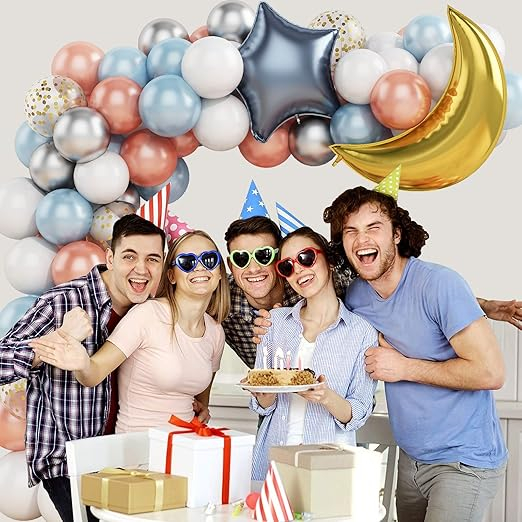 Set 81 Baloane Arcadă cu Mesaj "Happy Birthday" – Multicolor [5]