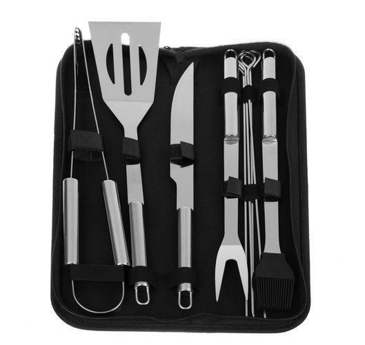 Set 9 ustensile pentru gratar cu husa inclusa [2]