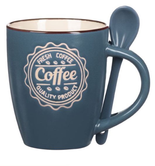 Set 4 cesti cu lingurite pentru cafea [2]
