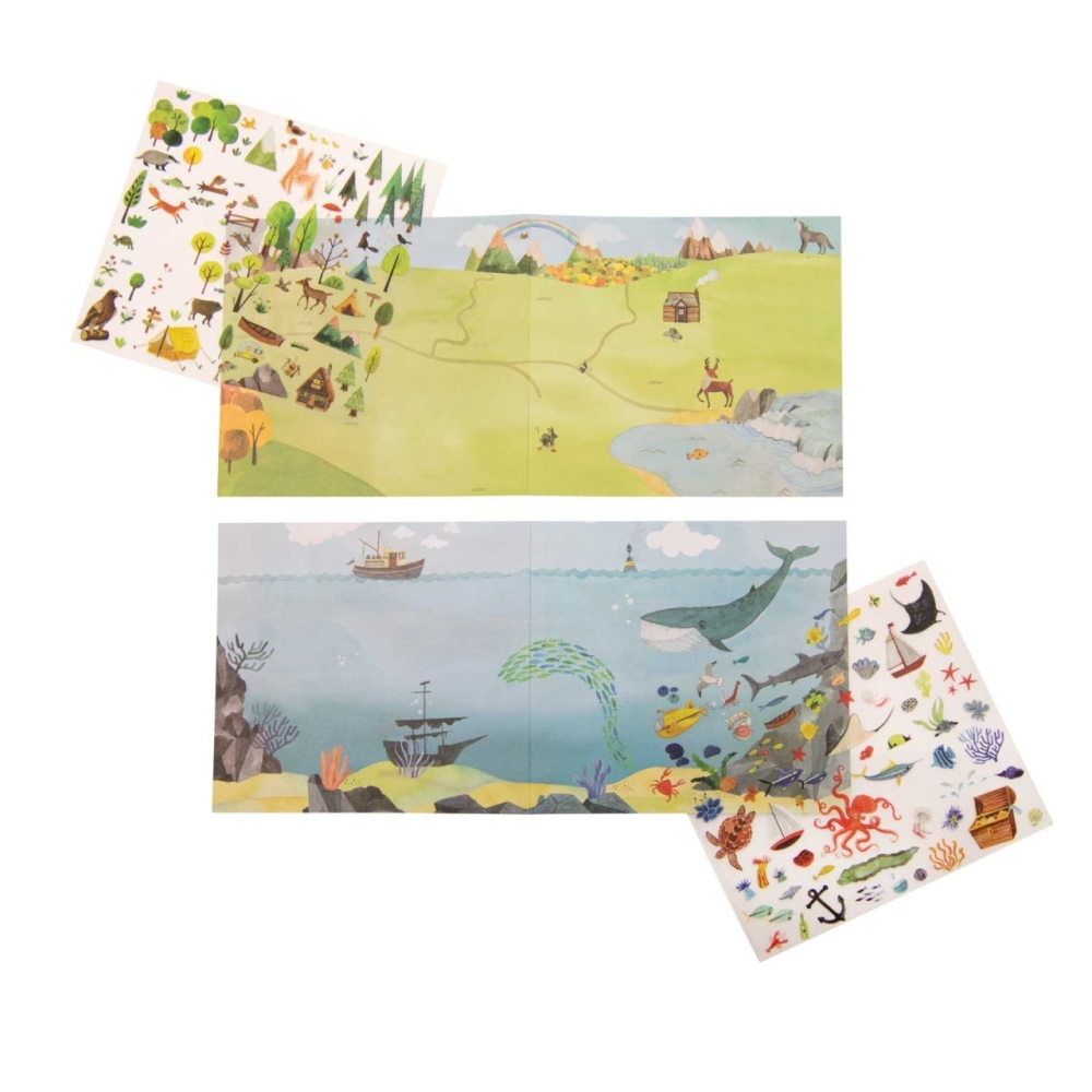 Set abtibilduri de transfer Exploratorul, Moulin Roty [2]