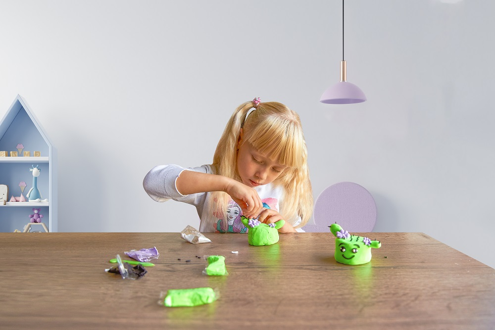 Set Air Clay cu argila usoara pentru modelaj Lovin - 6 culori - Squishy Hero - Cactusita [5]