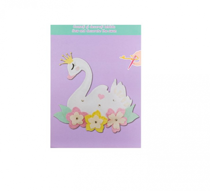 Set Art&Craft Lebada cu floricele [2]