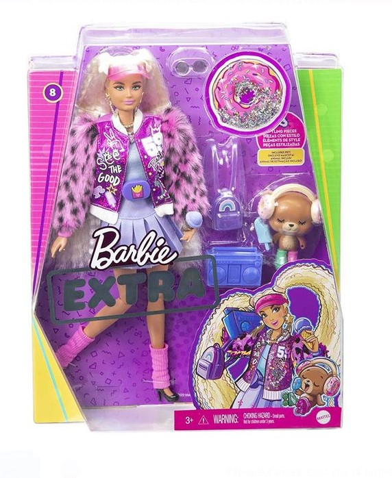 Set Barbie Extra cu par blond [5]