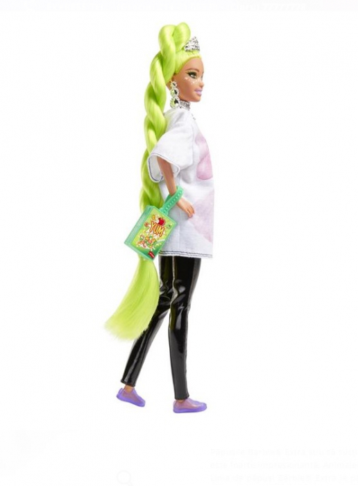 Set Barbie Extra cu par neon [3]