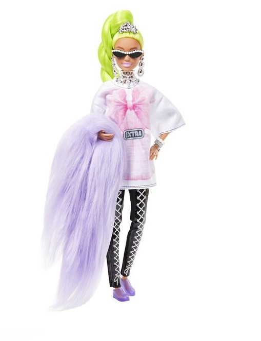 Set Barbie Extra cu par neon [2]