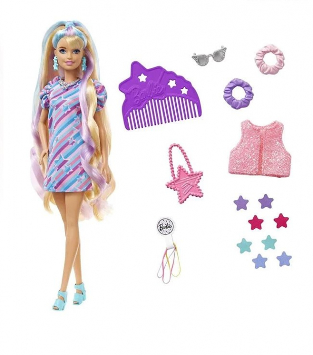 Set Barbie Tottaly hair cu accesorii incluse [2]