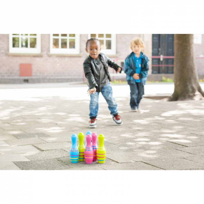 Set Bowling Skittles Jr., Lemn, Multicolor, +3 Ani [4]