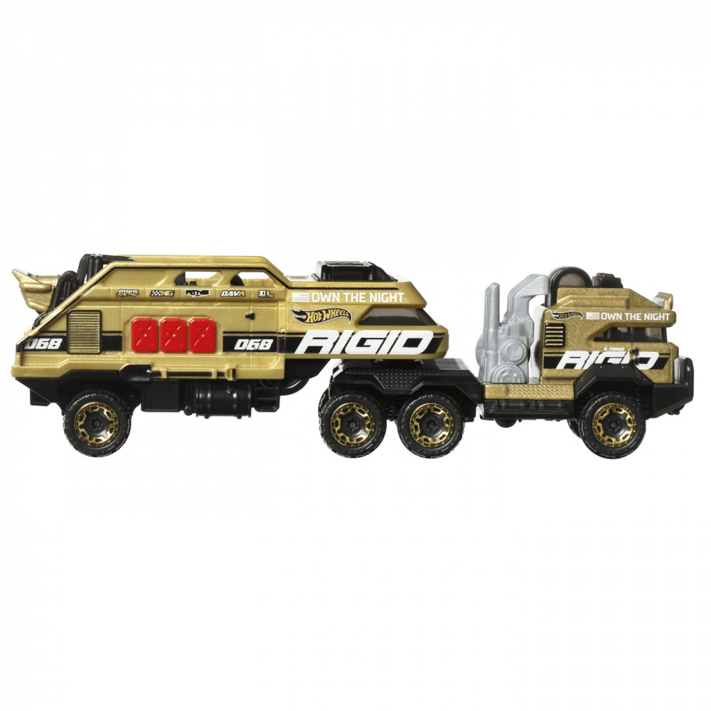 Set Camion Si Masina Sport Hot Wheels Baja Battalion Maro [5]