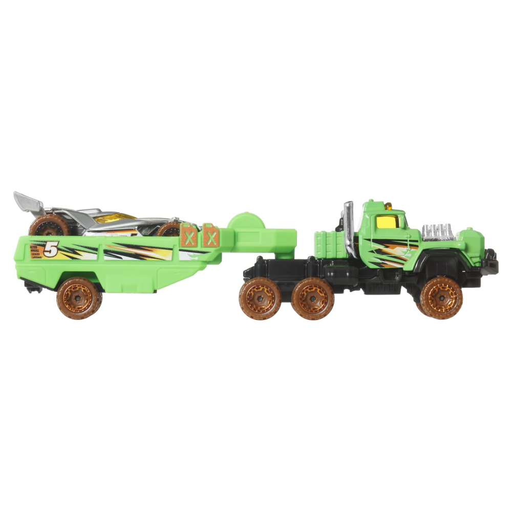 SET CAMION SI MASINA SPORT HOT WHEELS HAULIN HORSEPOWER [6]
