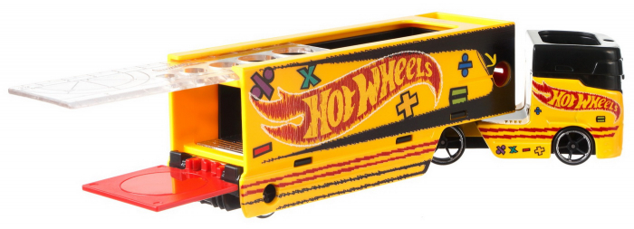 Set Camion și Mașină Sport Hot Wheels Pencil Pusher  [4]
