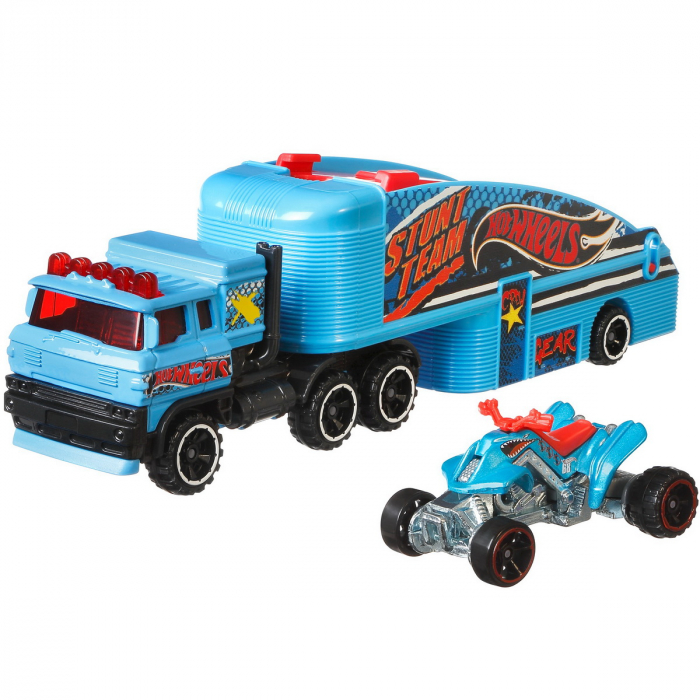 Set Camion și Mașină Sport Hot Wheels Stuntin Semi  [2]