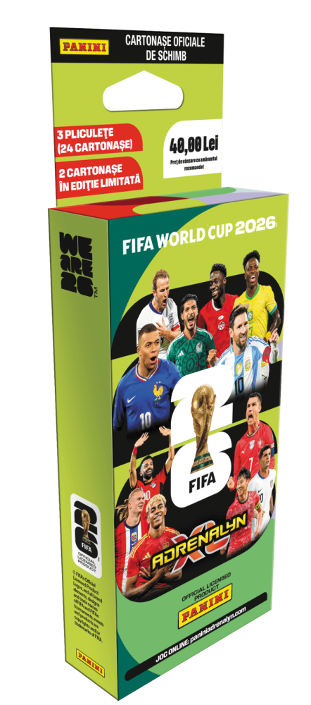Set cartonase World Cup Eco-Blister, Panini FIFA World Cup Adrenalyn XL 2026