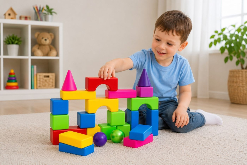 SET CONSTRUCTOR BLOCURI MULTICOLORE 1 [3]
