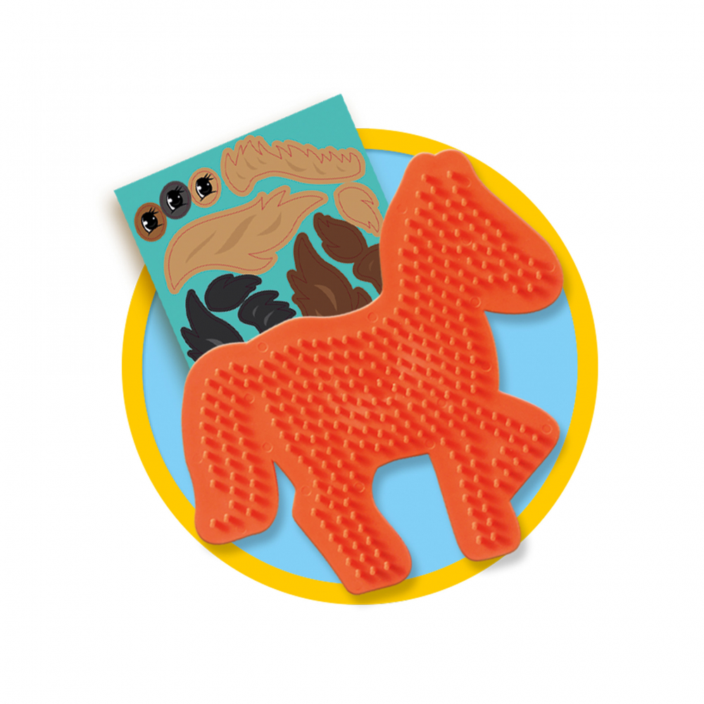 Set creativ 1200 Margele de calcat cu accesorii incluse,tematica Cal,+5 ani [4]