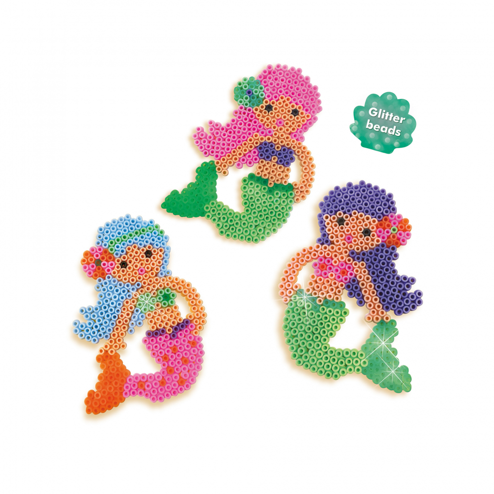 Set creativ 1400 margele de calcat cu accesorii incluse,tematica Creare sirene,+5 ani [3]