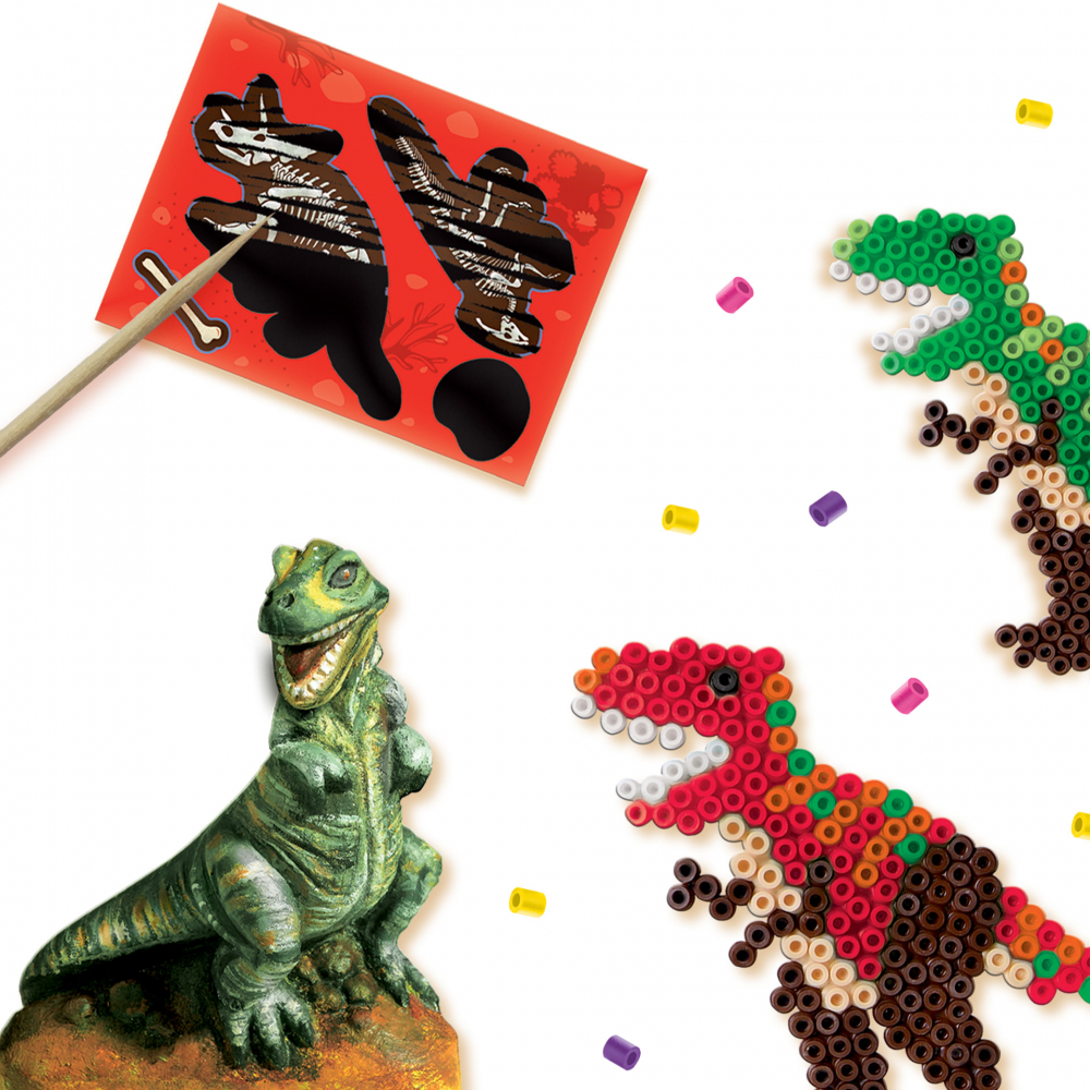 Set creativ  3 in 1 cu accesorii incluse- Dinozauri,5-8 ani [3]