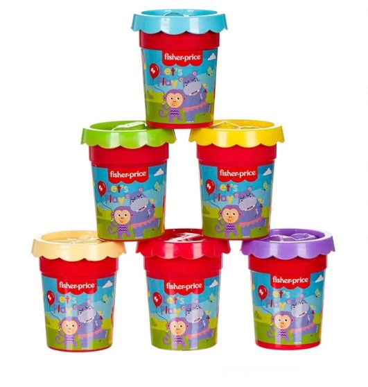 Set creative 6 recipiente de plastilina colorata [2]