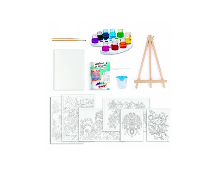 Set creativ Atelierul de pictura Aquarelle  cu accesorii incluse [2]