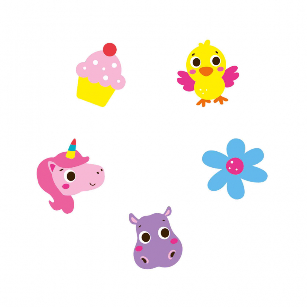 Set creativ - Autocolante pentru unghii, copii 3-6 ani [4]