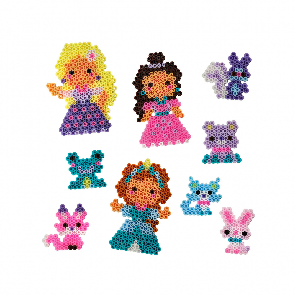 Set creativ Beedz - 1600 Margele de calcat Printese si animale,+5 ani [3]