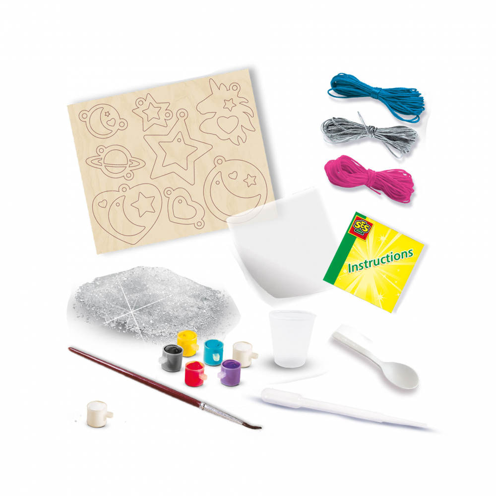 Set creativ copii cu accesorii incluse - Bijuterii cu cristale cu tematica galaxie,+6 ani [2]