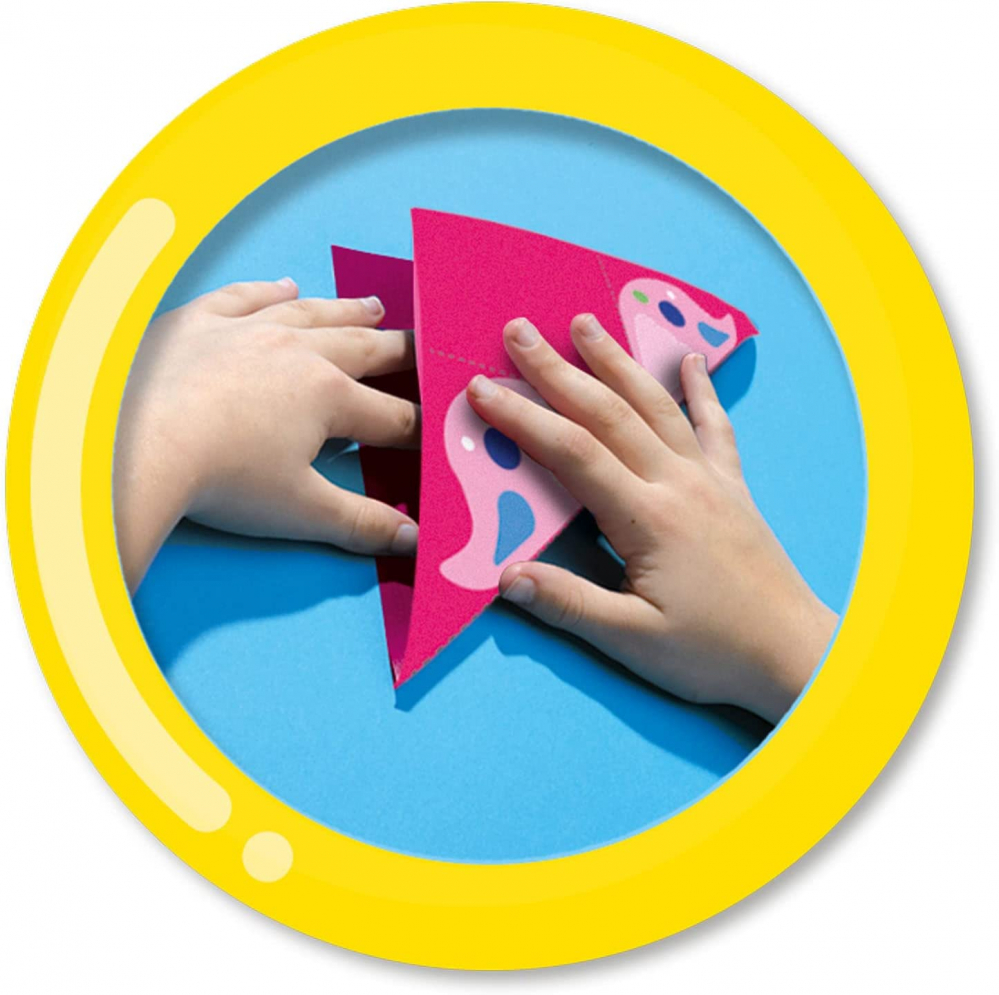 Set creativ copii cu accesorii incluse - Origami cu pene si sclipici [5]