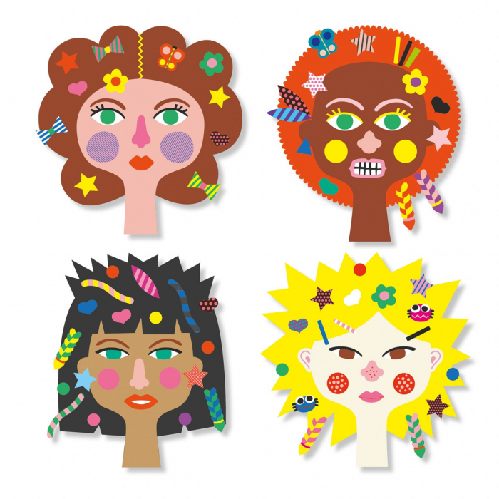 Set creativ cu autocolante Djeco [3]