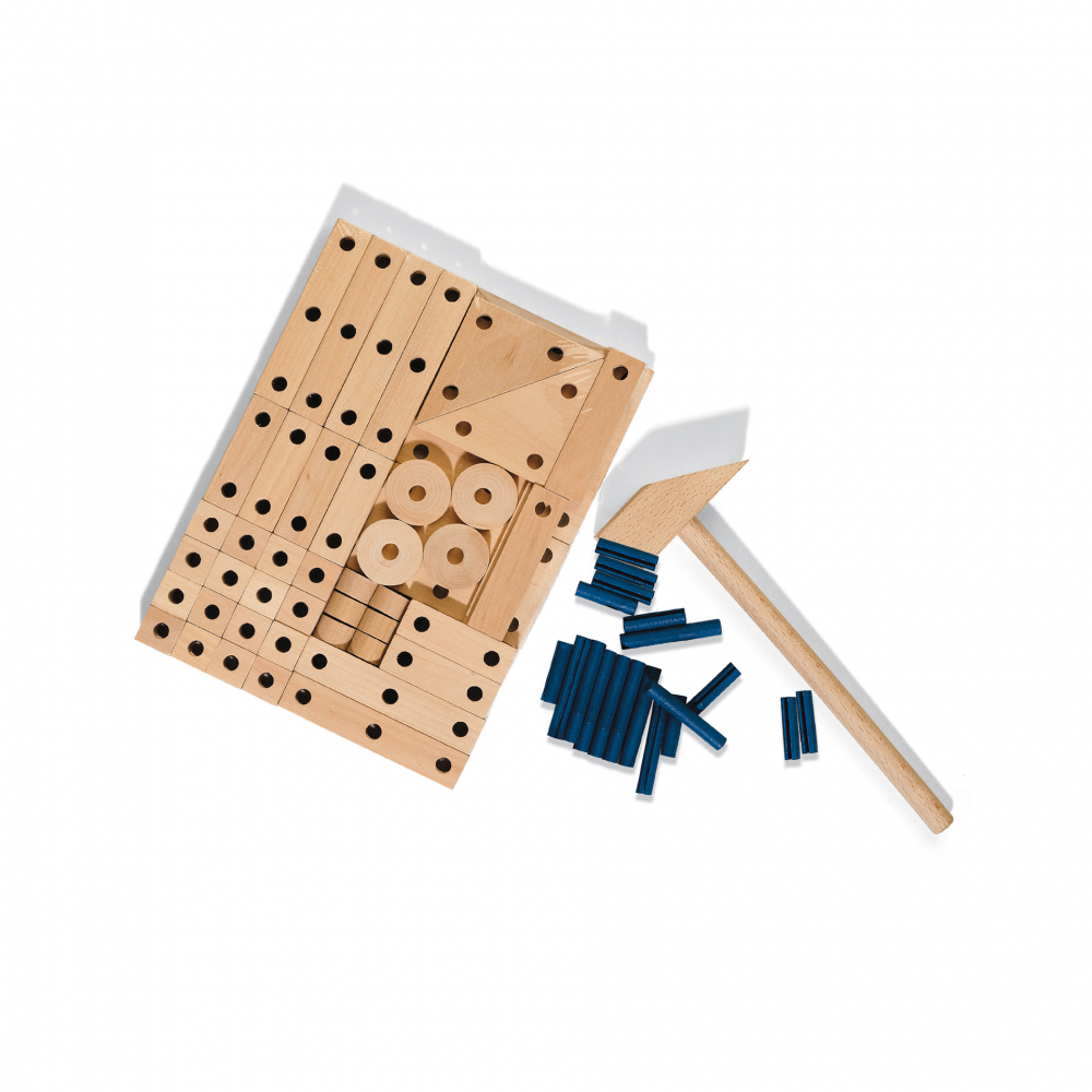 Set creativ de constructie din lemn - Set tamplarie [3]
